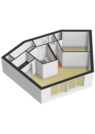 Floorplan - Spitsbergenstraat 79, 1013 CL Amsterdam